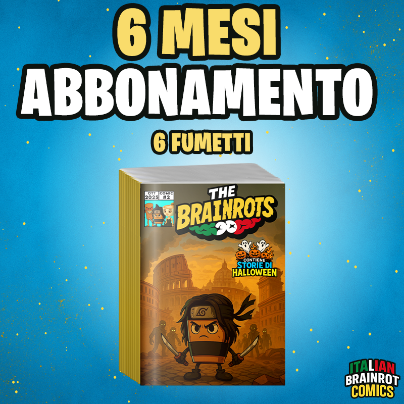 Abbonamento al fumetto THE BRAINROTS - Italian Brainrot Comics