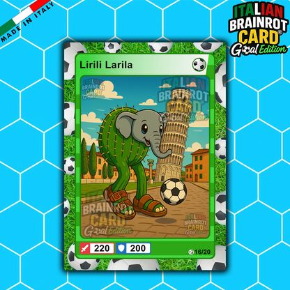 [Preordine] Box da 20 Cards - Italian Brainrot Card® "Goal Editon" 2025/26