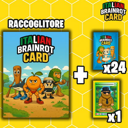 STARTER PACK di ITALIAN BRAINROT CARD ® - Official Trading Card Game