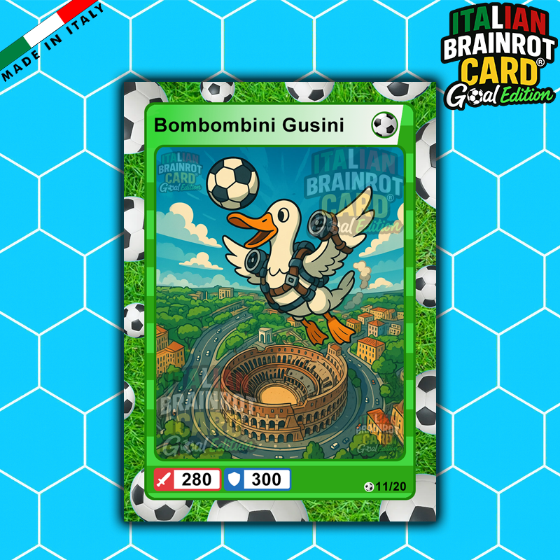 [Preordine] Box da 20 Cards - Italian Brainrot Card® "Goal Editon" 2025/26