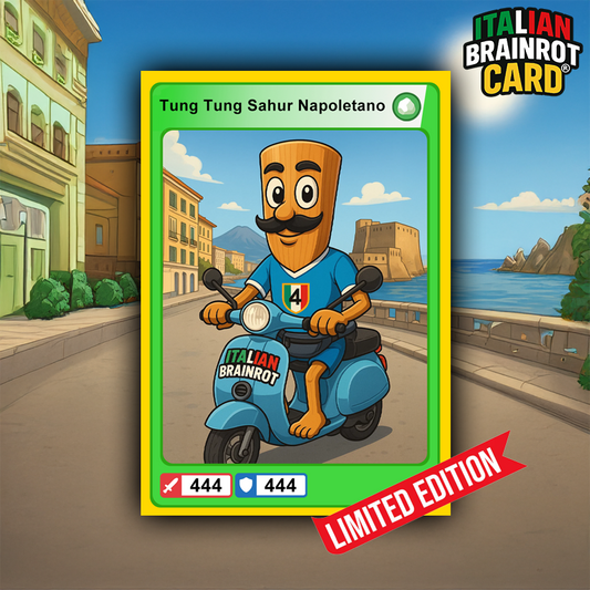 3 Carte LIMITED EDITION di ITALIAN BRAINROT CARD® - Per Celebrare il 4° Scudetto del Napoli