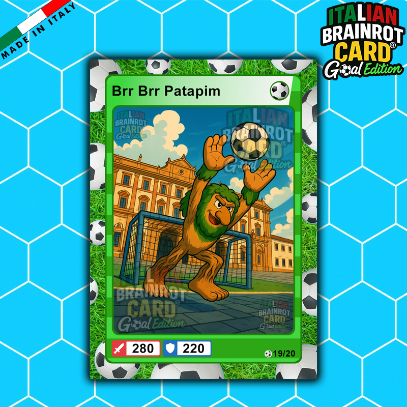 [Preordine] Box da 20 Cards - Italian Brainrot Card® "Goal Editon" 2025/26