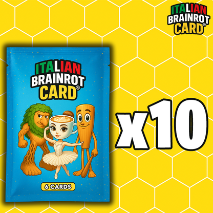 Bustina di ITALIAN BRAINROT CARD ® - Official Trading Card Game - TCG