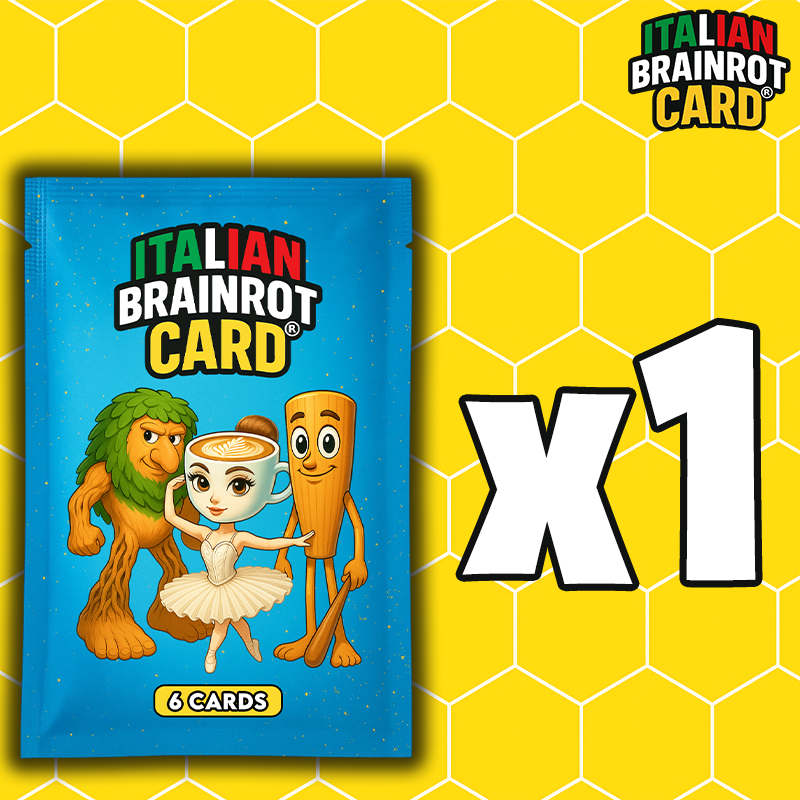[Preordine] Bustina di ITALIAN BRAINROT CARD ® - Official Trading Card Game - TCG
