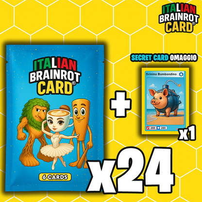Bustina di ITALIAN BRAINROT CARD ® - Official Trading Card Game - TCG