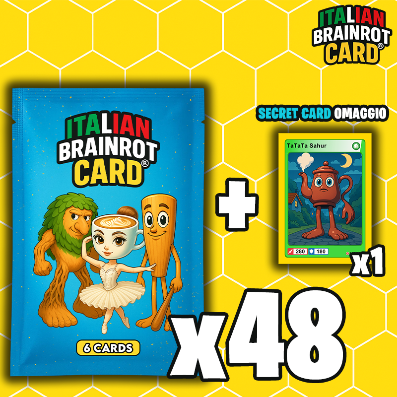 Bustina di ITALIAN BRAINROT CARD ® - Official Trading Card Game - TCG