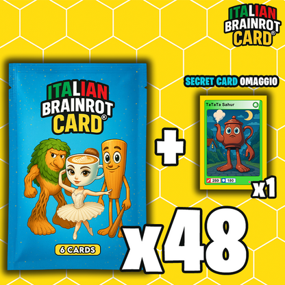 Bustina di ITALIAN BRAINROT CARD ® - Official Trading Card Game - TCG