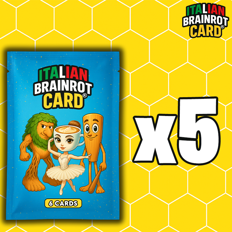 [Preordine] Bustina di ITALIAN BRAINROT CARD ® - Official Trading Card Game - TCG