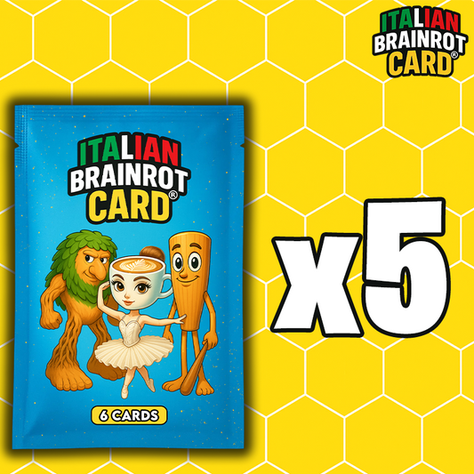 [Preordine] Bustina di ITALIAN BRAINROT CARD ® - Official Trading Card Game - TCG