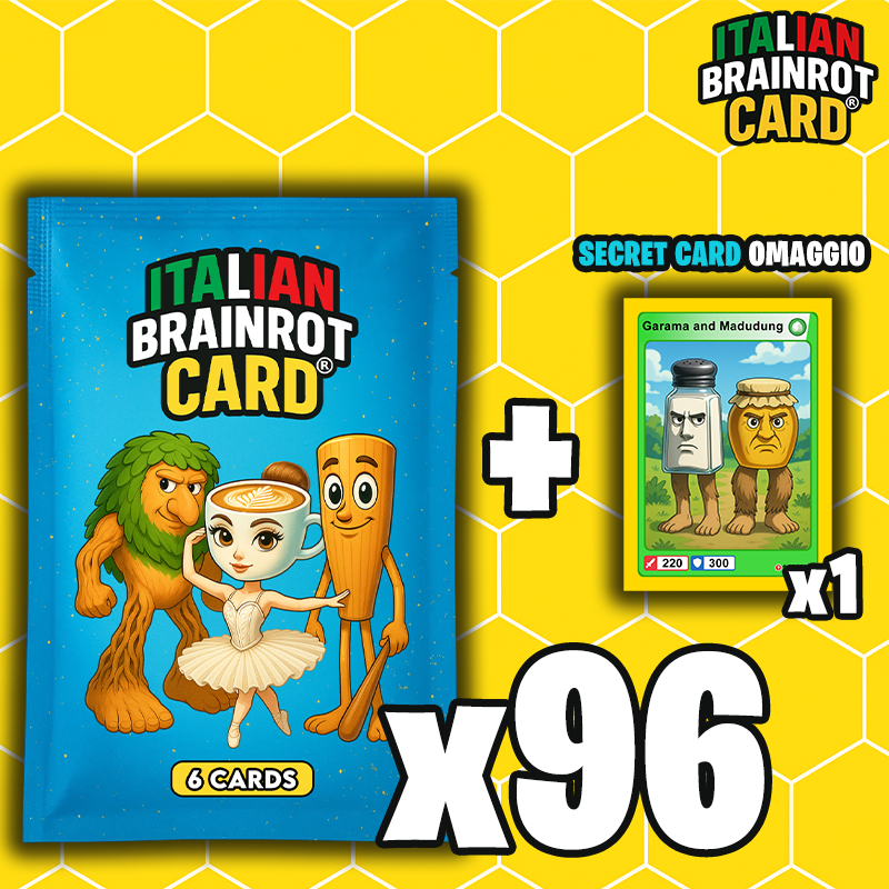 Bustina di ITALIAN BRAINROT CARD ® - Official Trading Card Game - TCG
