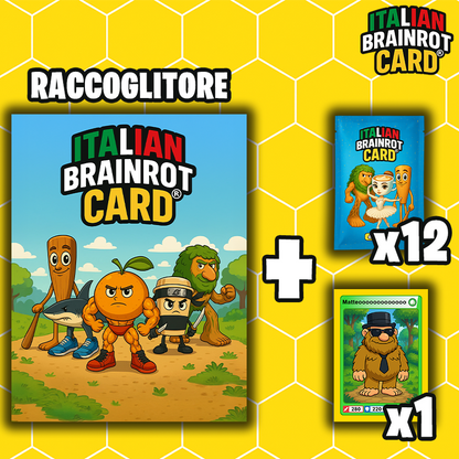 STARTER PACK di ITALIAN BRAINROT CARD ® - Official Trading Card Game