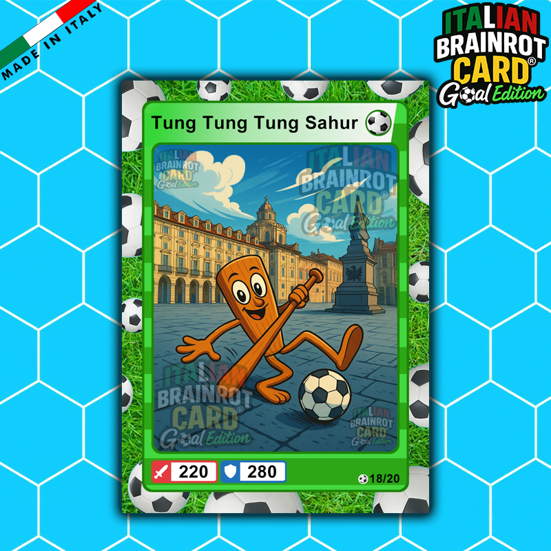 [Preordine] Box da 20 Cards - Italian Brainrot Card® "Goal Editon" 2025/26