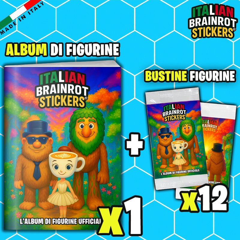 [PREORDINE] L'Album di Figurine di Italian Brainrot Stickers®