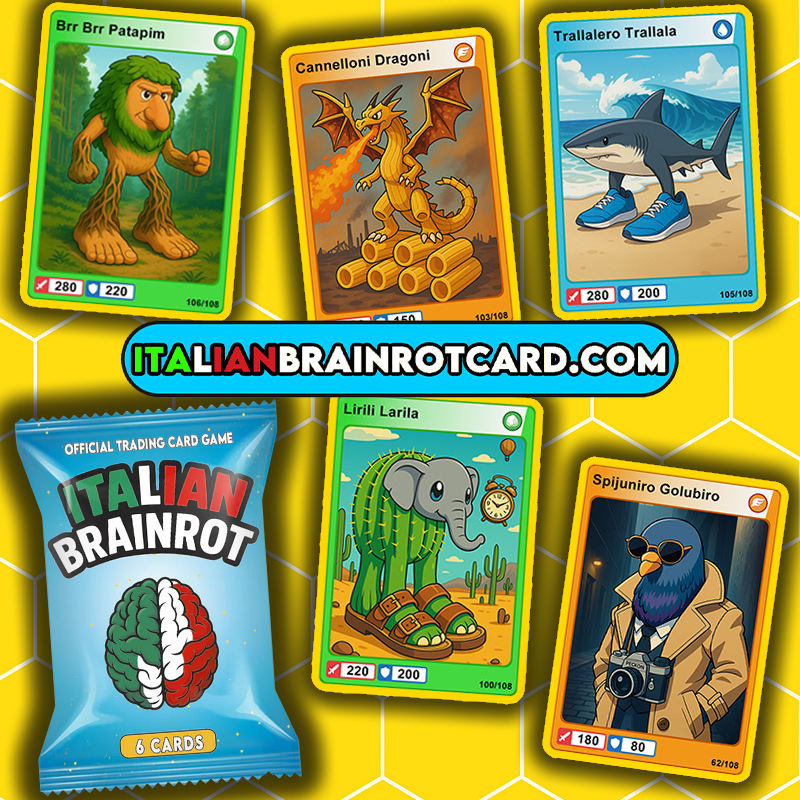 [Preordine] Bustina di ITALIAN BRAINROT - Official Trading Card Game - TCG