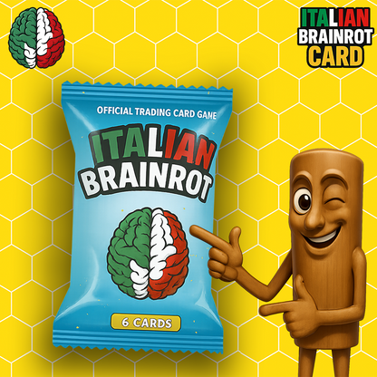 [Pre-order] ITALIAN BRAINROT Booster Pack - Official Trading Card Game - TCG